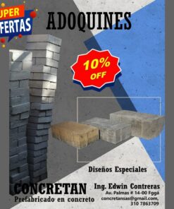 Concretan -Adoquines -  Prefabricados en concreto