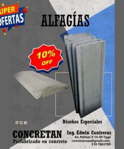 Concretan - Alfajias -  Prefabricados en concreto