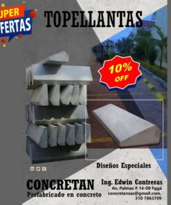 Concretan - Topellantas -  Prefabricados en concreto