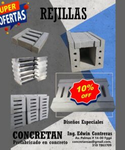 Concretan Prefabricados en concreto - Rejillas