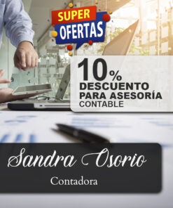 Sandra Osorio - 10% de Descuento para asesoria contable