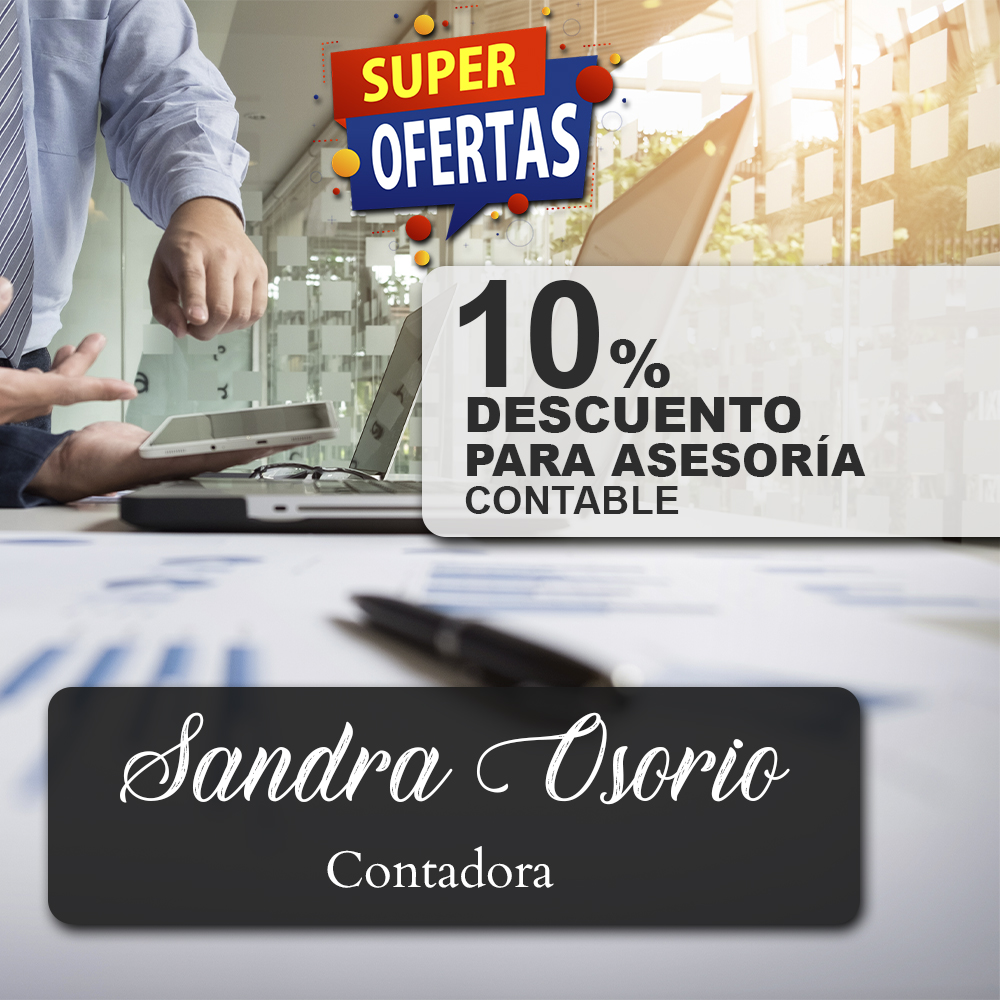 Sandra Osorio - 10% de Descuento para asesoria contable