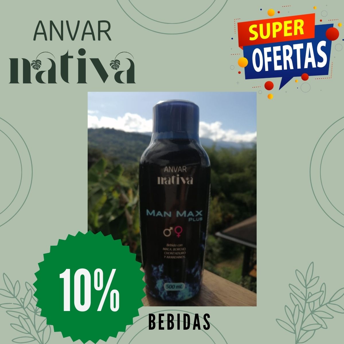 Anvar Nativa - Bebida Man Max