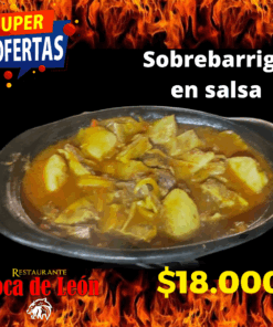 Sobrebarriga en Salsa  - Boca de León